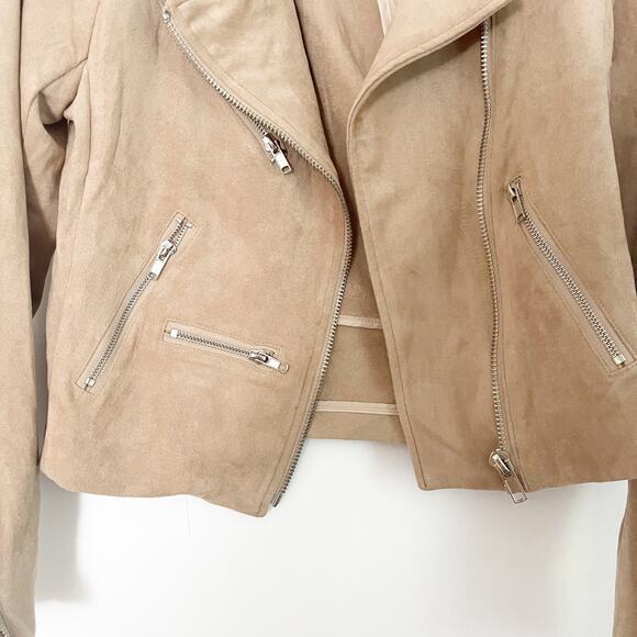 VICI Market Suede Moto Jacket Sand Small S - Picture 7 of 14